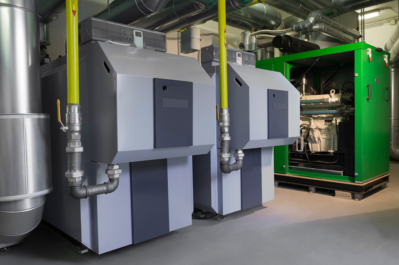 Blockheiz­kraftwerk bei Elektrotechnik Koller in Kemnath